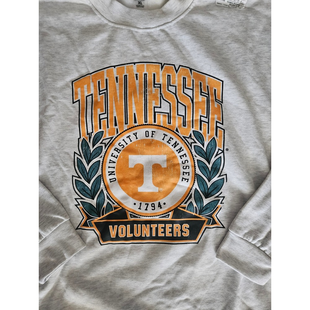 Tennessee Volunteers Gameday Couture Sweatshirt Gray Size XL - Picture 2 of 3